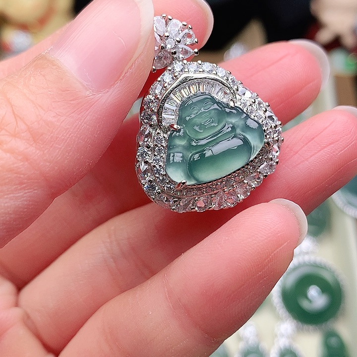 颈饰未镶嵌翡翠h*y吊坠