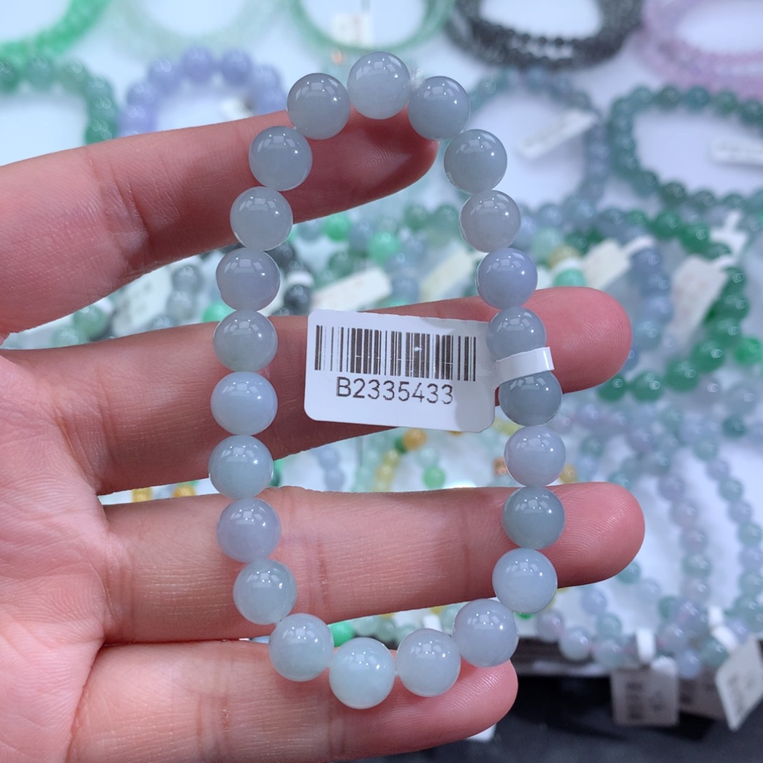 翡翠手链未镶嵌天然