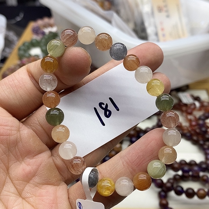 水晶手串未镶嵌天然