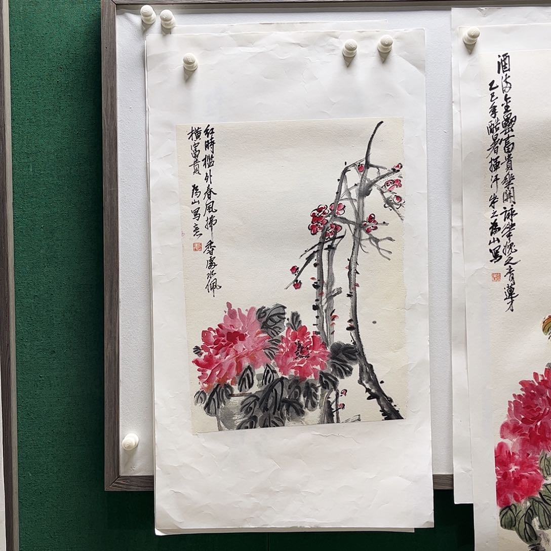 国画周福明老师作品画芯