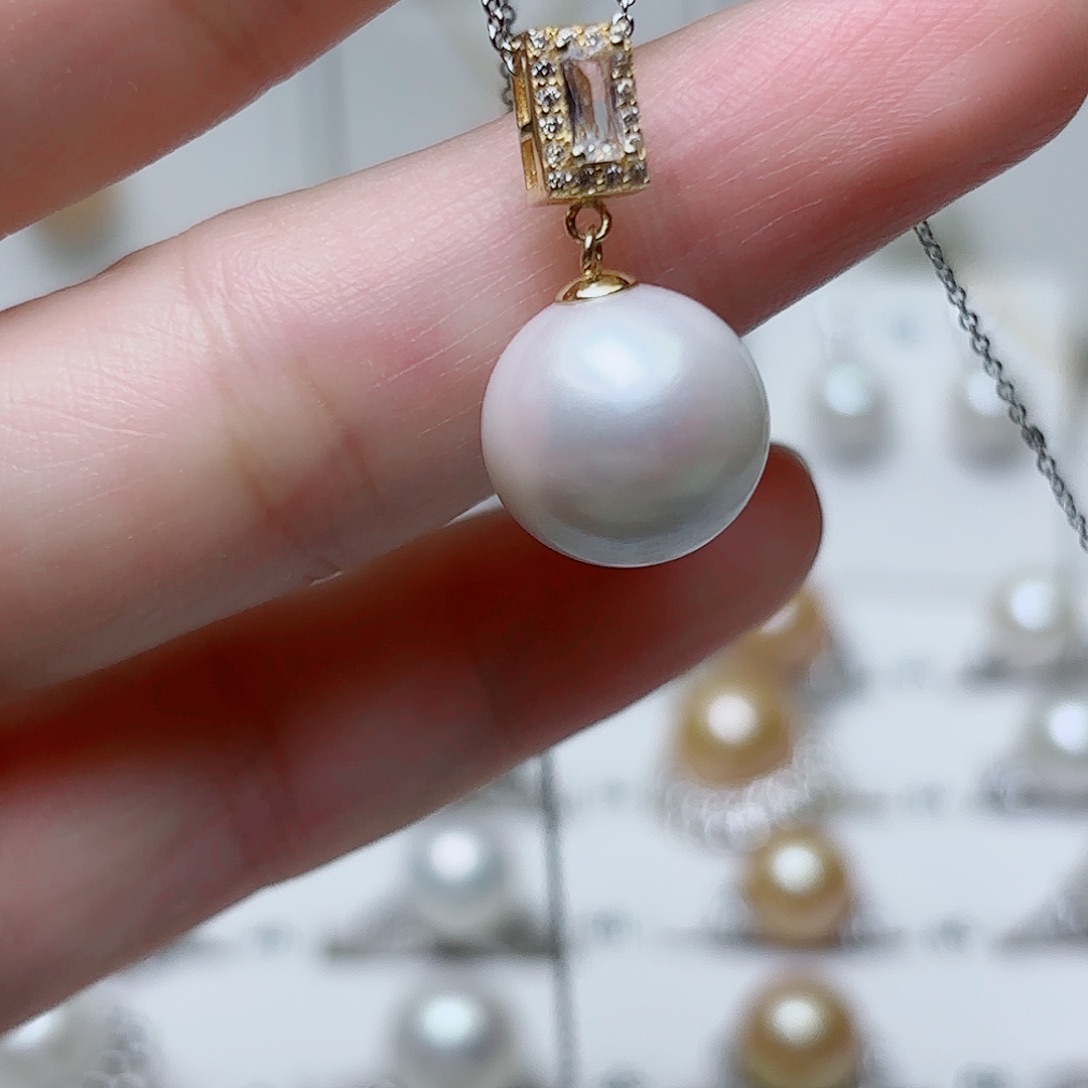 雨***南淡水珍珠未镶嵌项链