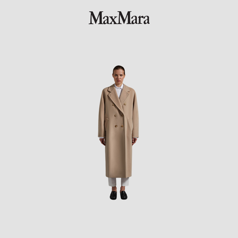 【经典款】MaxMara 女装101801Madame羊毛羊绒大衣1018011906
