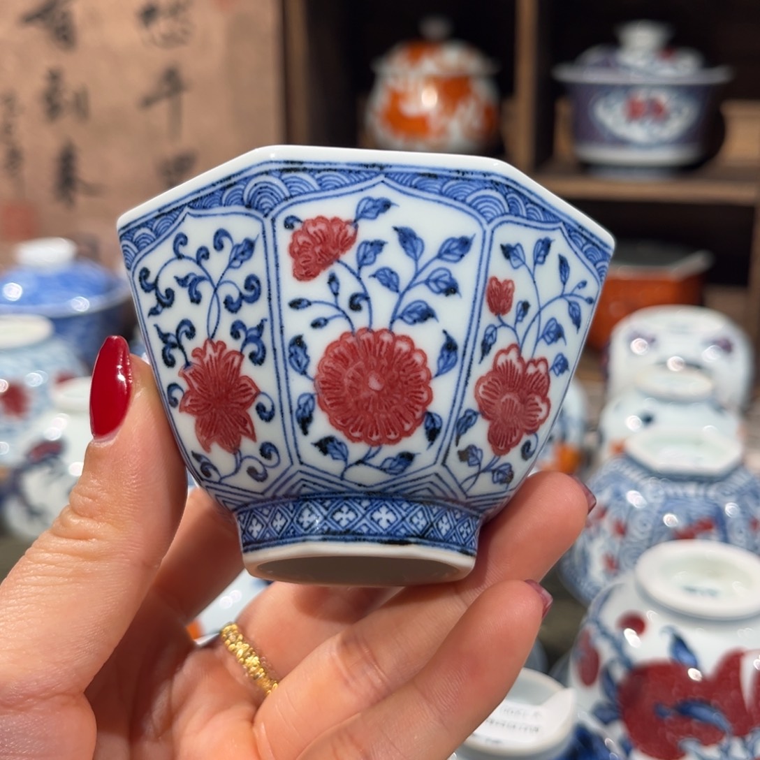 杯子陶景德镇陶瓷主人杯