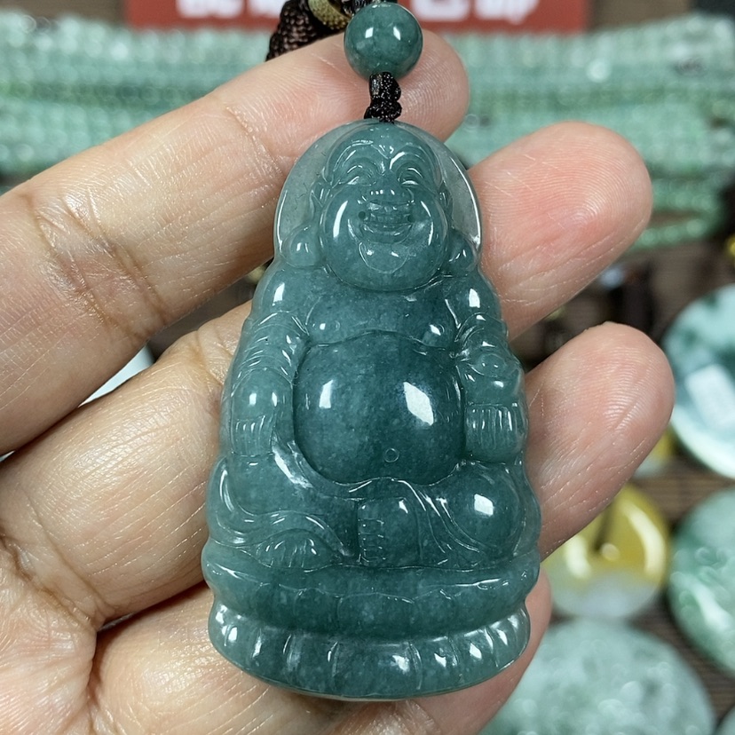 【闪购商品】翡翠颈饰未镶嵌玉吊坠翡翠玉座莲佛