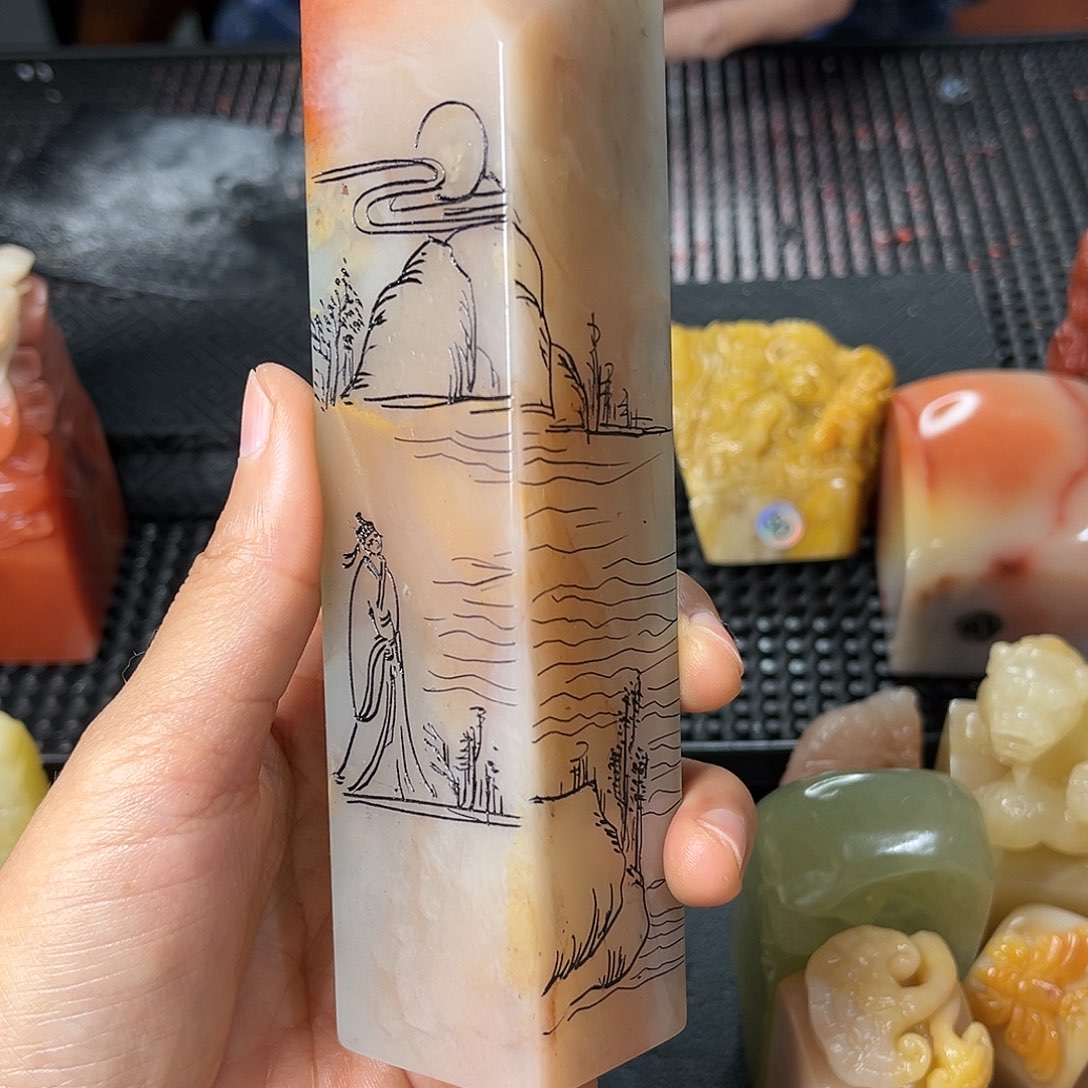 昌化石印石这个我都看出来有个