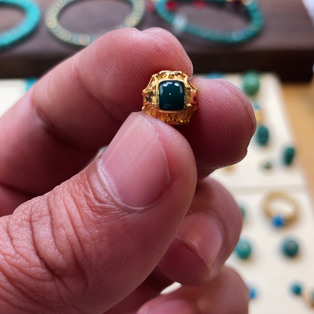 绿松石珠宝奇石合金樂****)