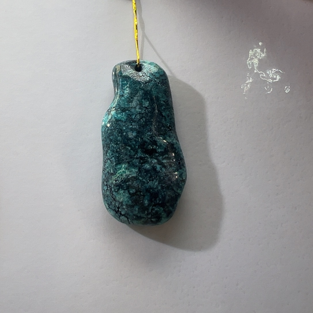 绿松石未镶嵌挂件