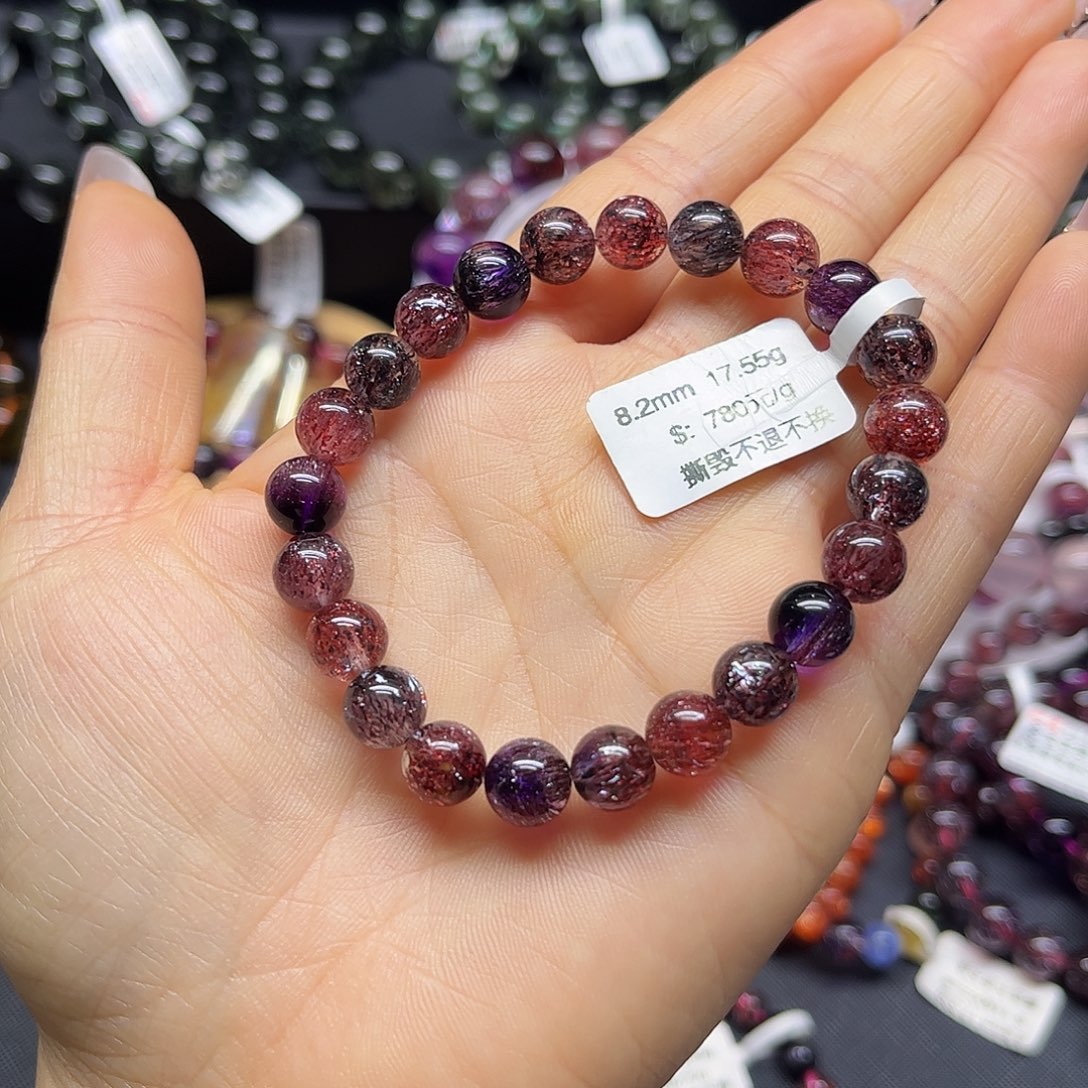 水晶手链未镶嵌哏****蓜