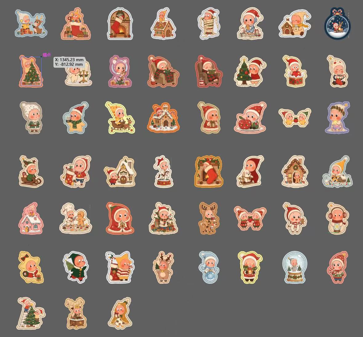 【小糖】潮玩卡通星星人/LaBuBu/SP/酷娃混IP亚克力二创冰箱贴代拆