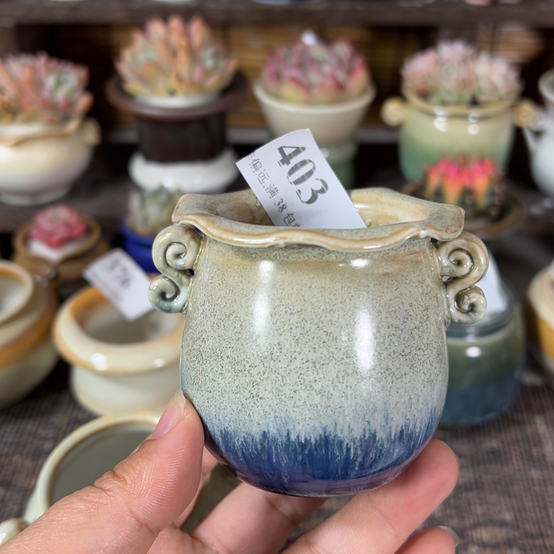 红陶景德镇手工花盆