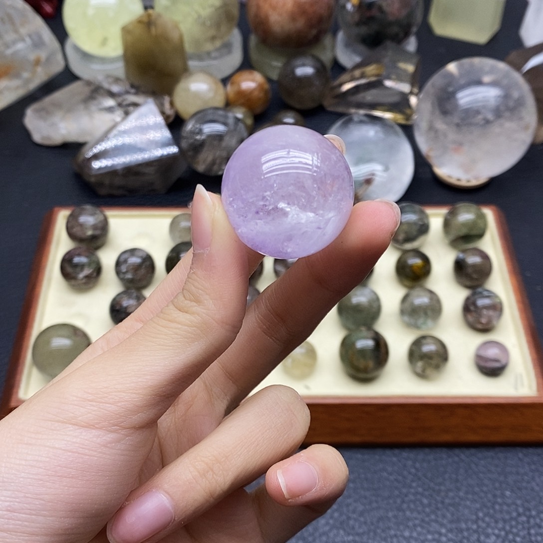 未镶嵌水晶珠宝半成品129水晶石