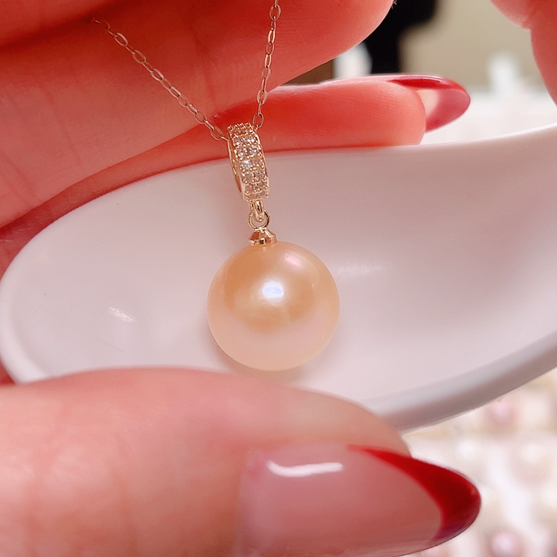 淡水珍珠吊坠(赠链)合金