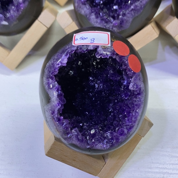 小葛恐龙蛋未镶嵌紫晶