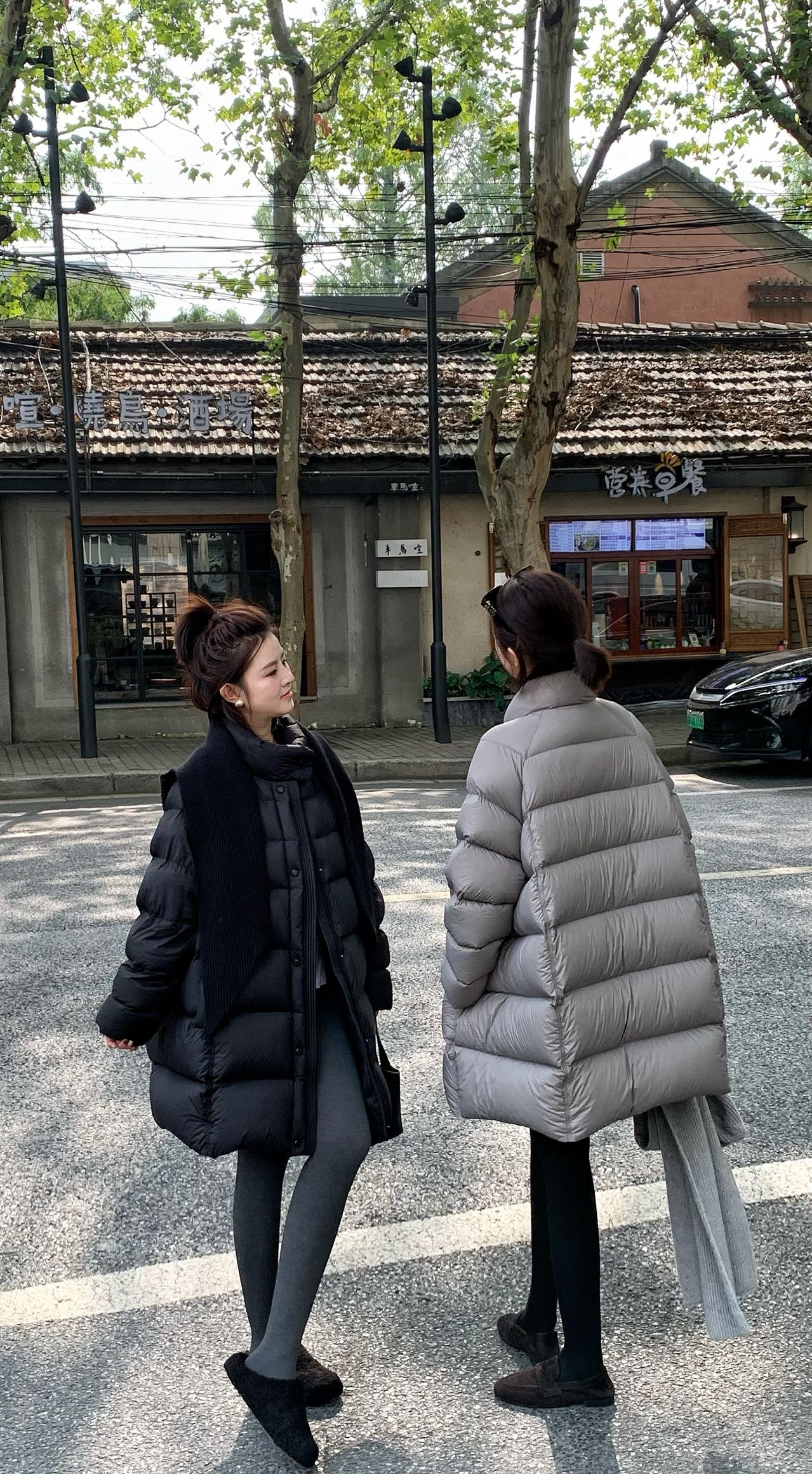 ZHANG&APM时尚立领加厚中长款羽绒服8818
