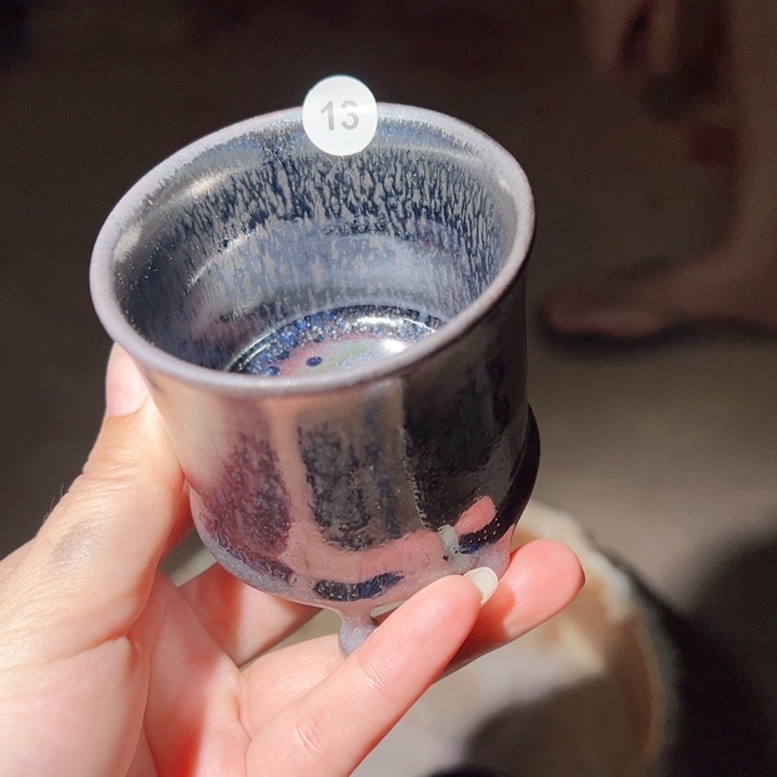 瓷便携款宋御龙窑微瑕主人杯