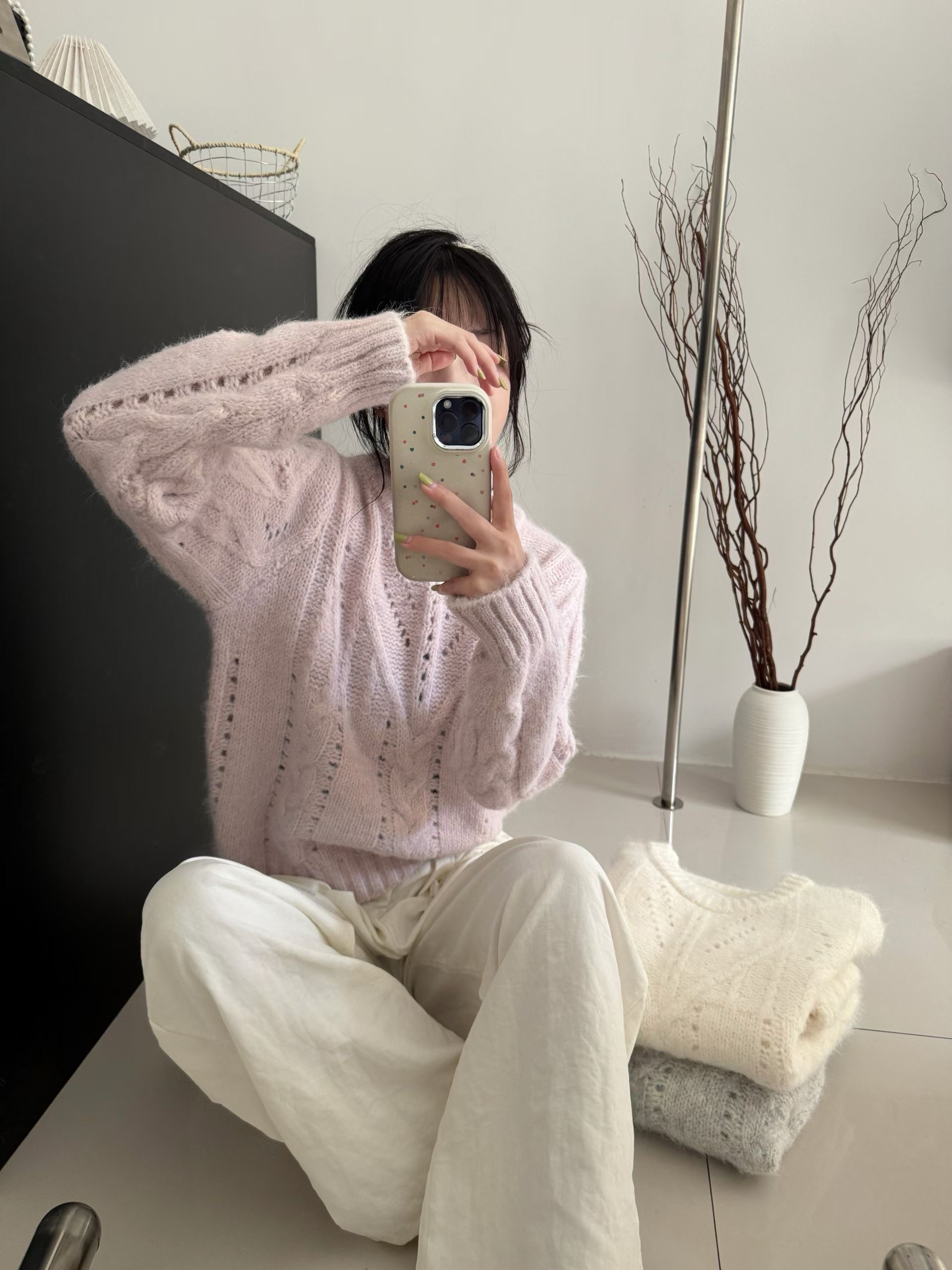 【菜菜家】 (A001-A100)秋冬款韩版百搭小众上衣