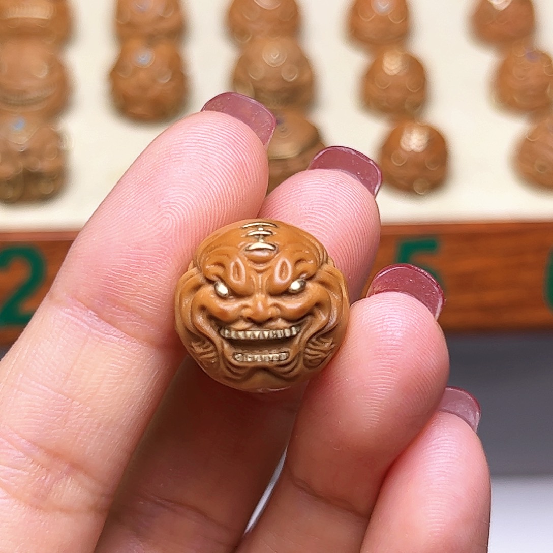 把件猴头核桃虎僧