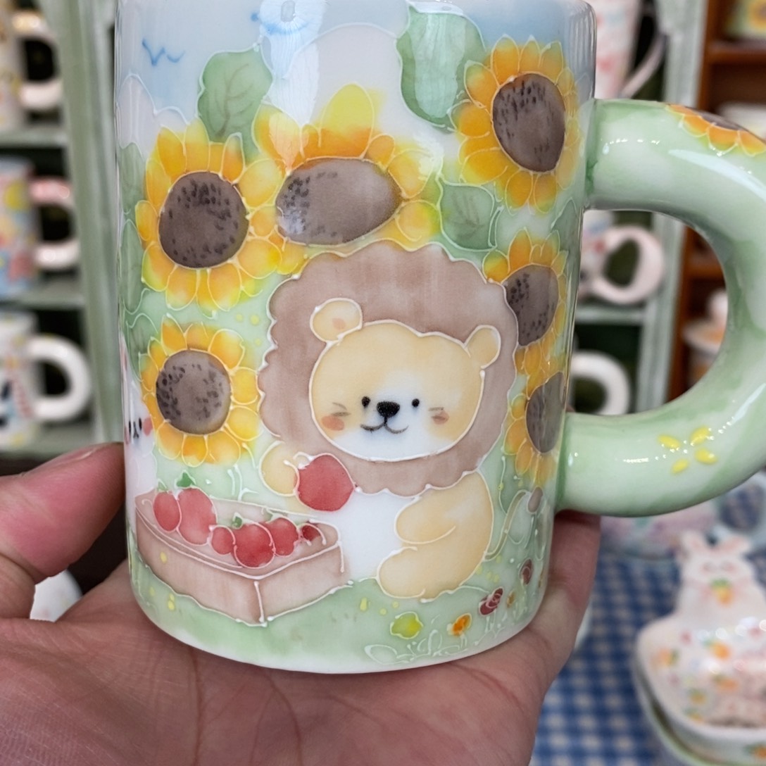 瓷片C狮子马克杯微瑕福利