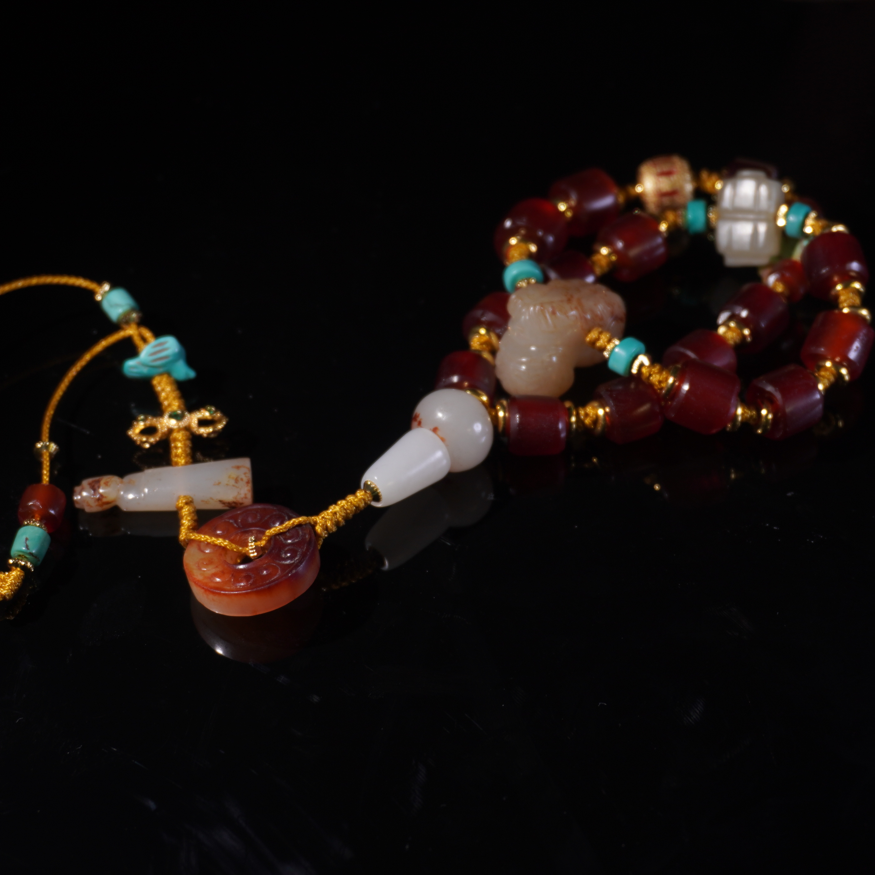 明代玛瑙串饰/HY033848/金玉良缘/槐荫山房