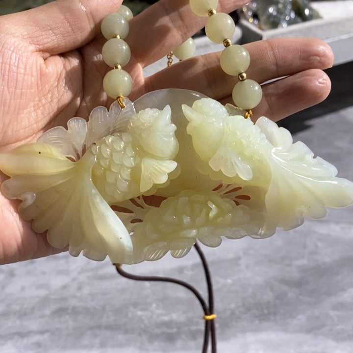岫玉毛衣链未镶嵌