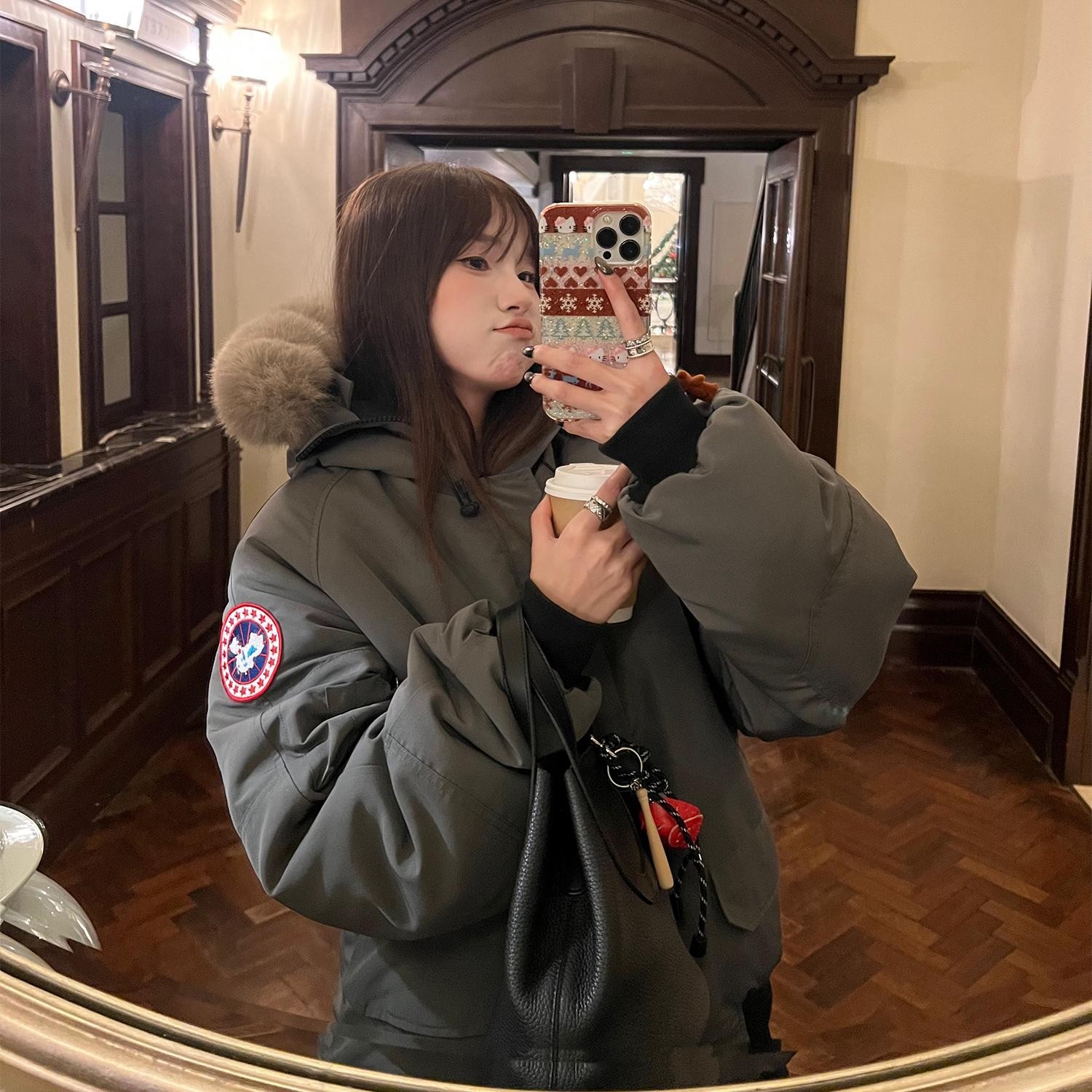 D YANGJUN 【年中福利】可拆卸加厚棉服外套