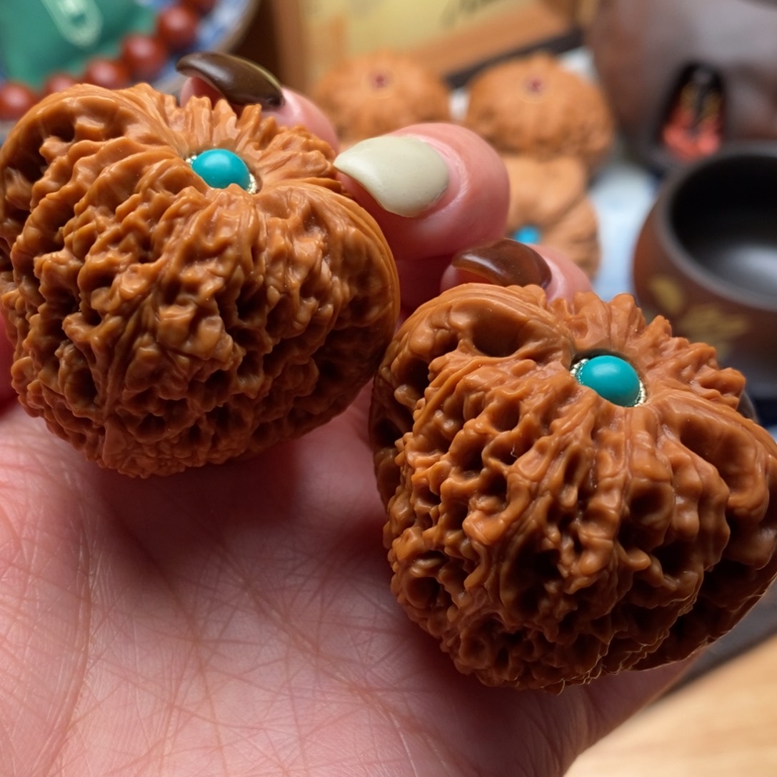 把件文玩核桃43尺寸南江石