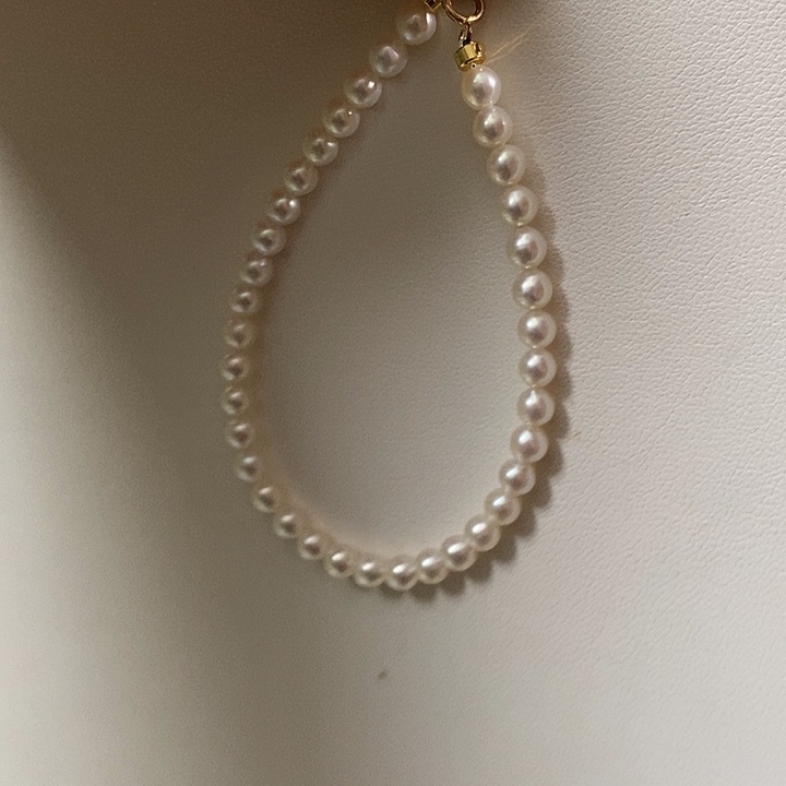 手绳淡水珍珠银S925镶嵌