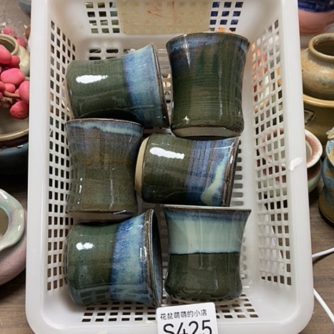 紫砂花盆425微瑕品口径6厘米左右有磕碰