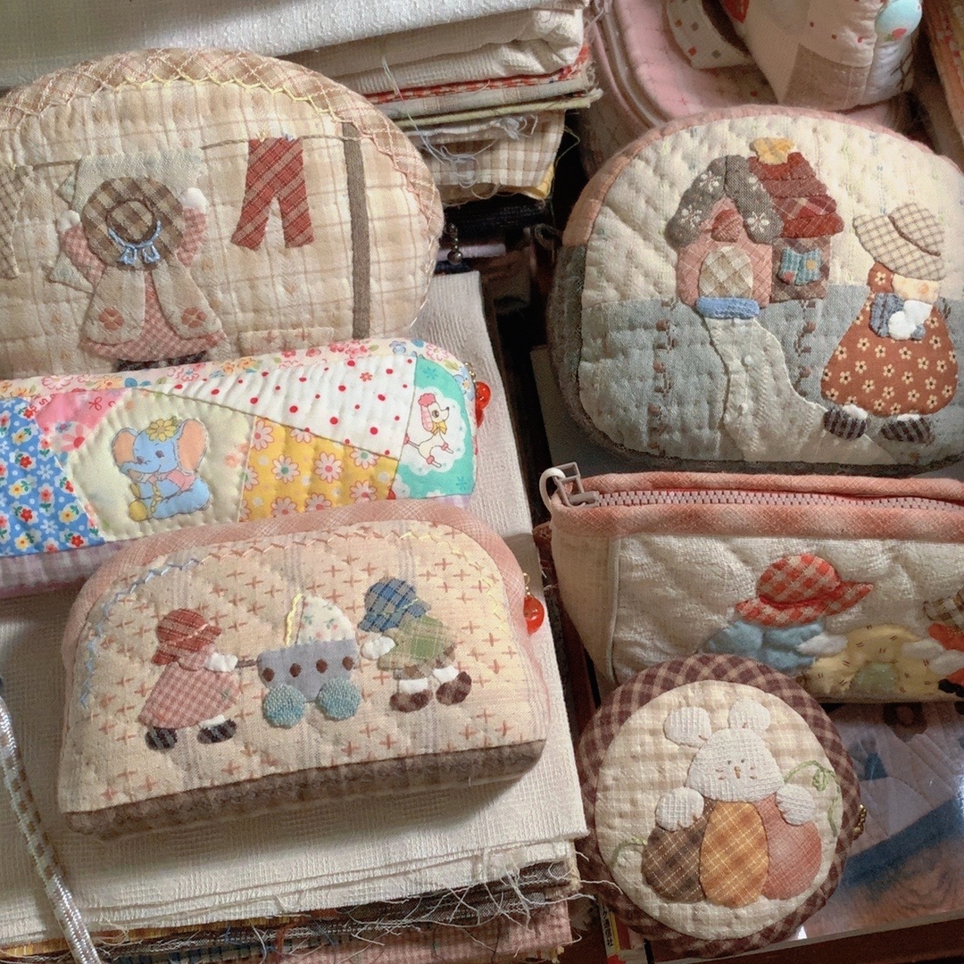 苏姑娘布艺拼布手工包包 直播选款 一物一拍 