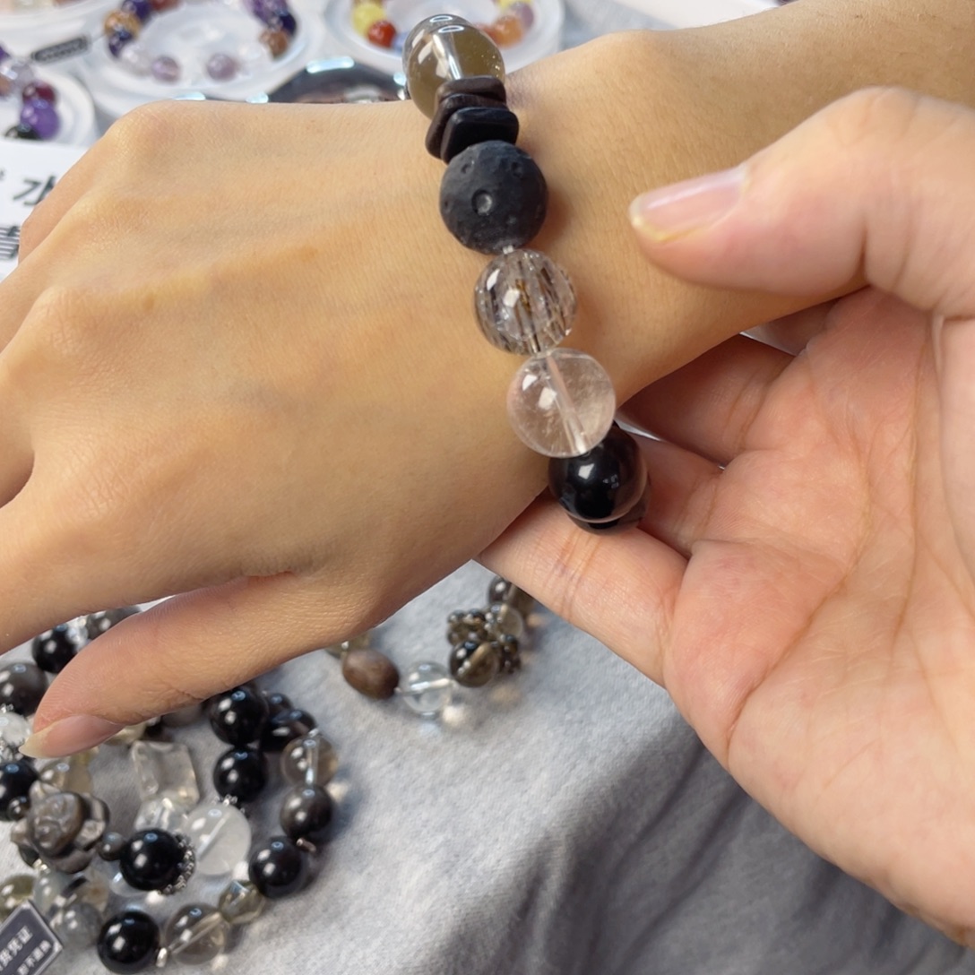 手链银S925镶嵌水晶