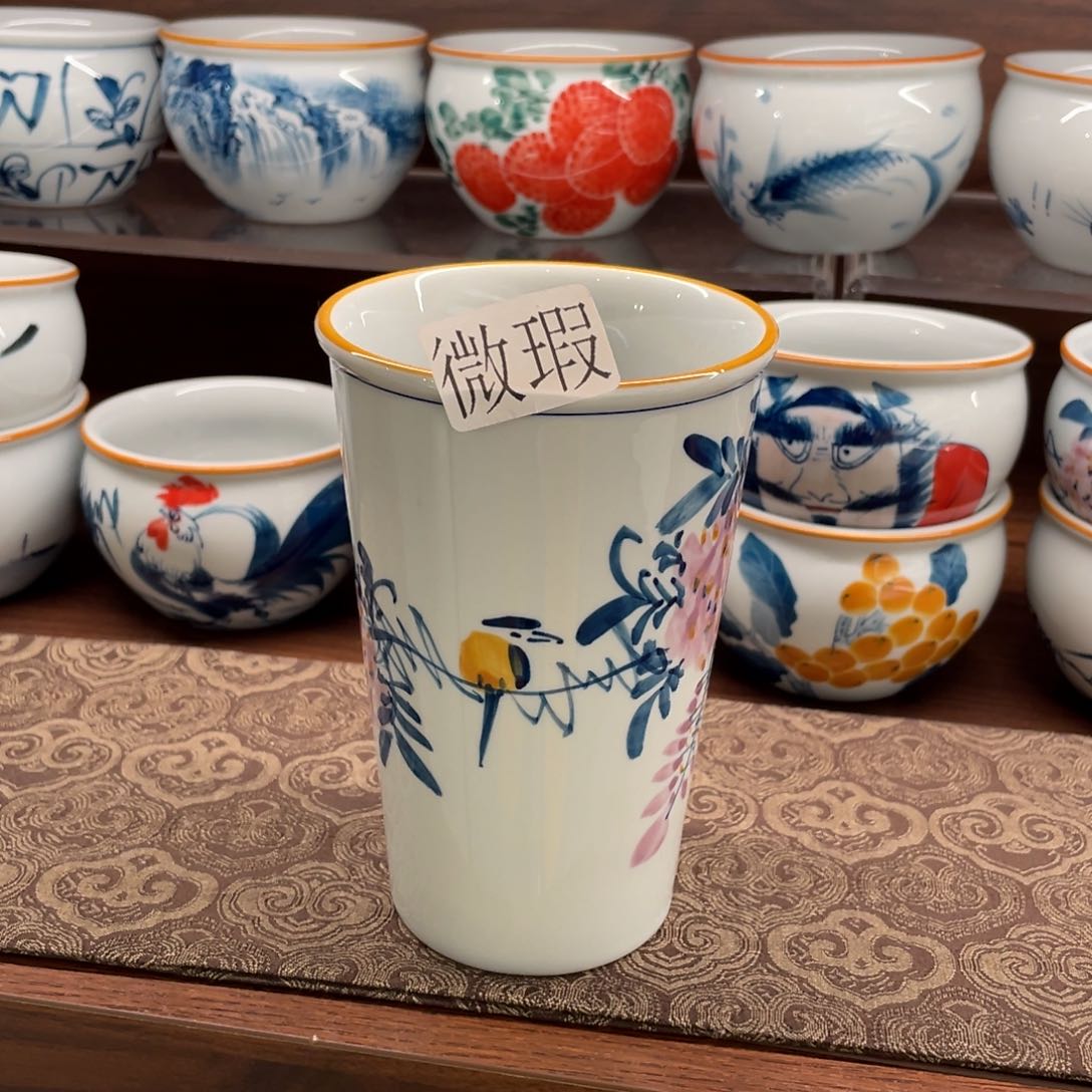 有瑕釉下彩纯手绘