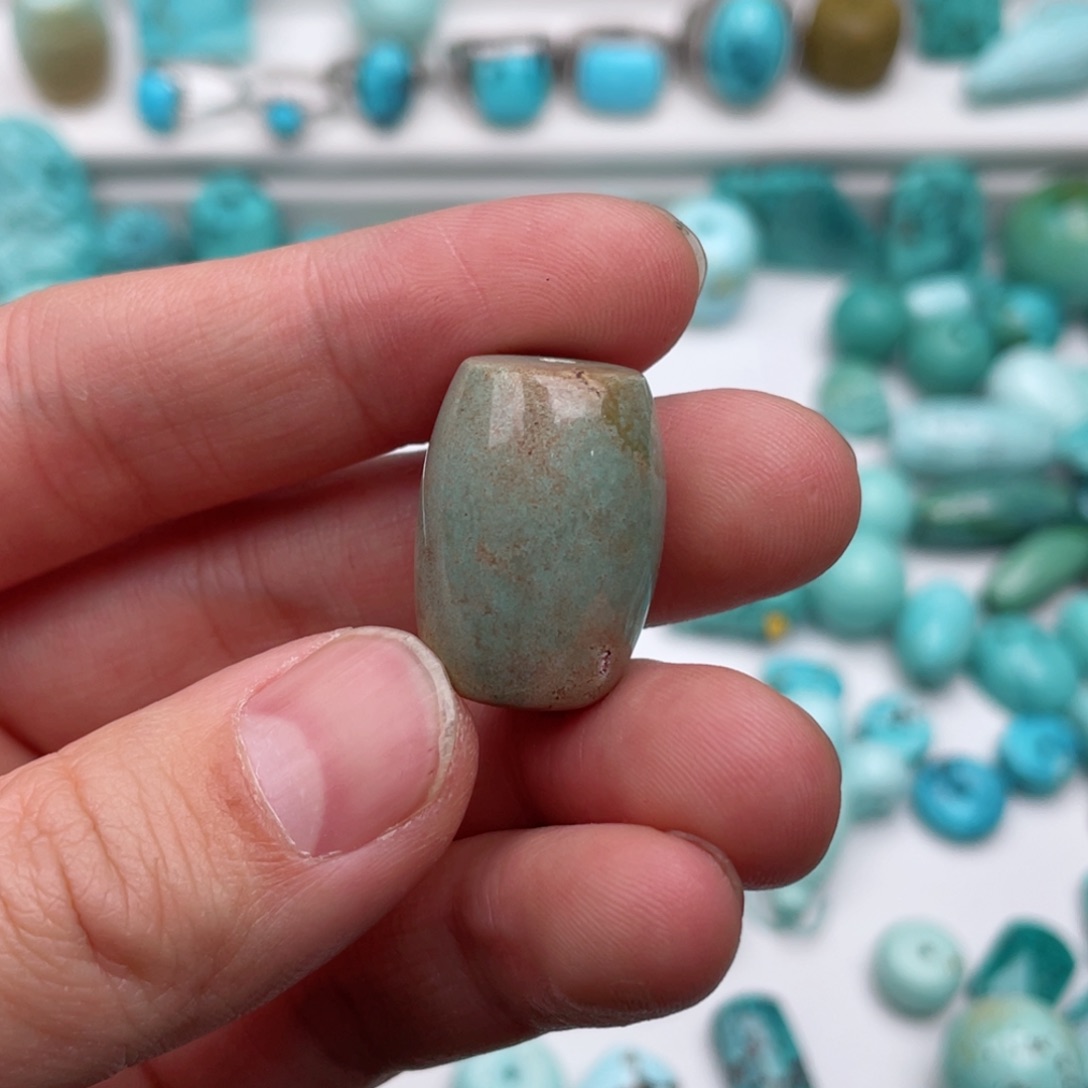 绿松石珠子未镶嵌