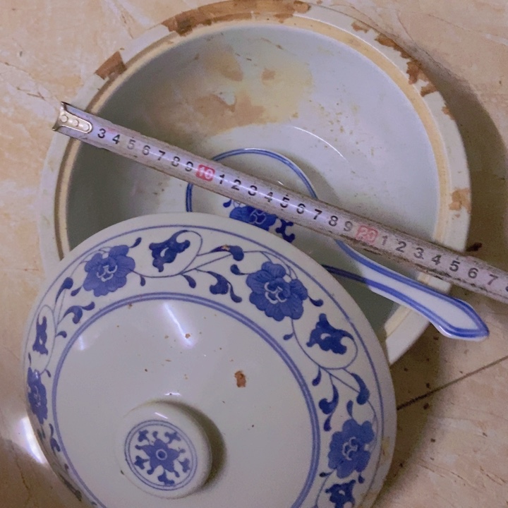 摆件芙蓉花品锅加大勺