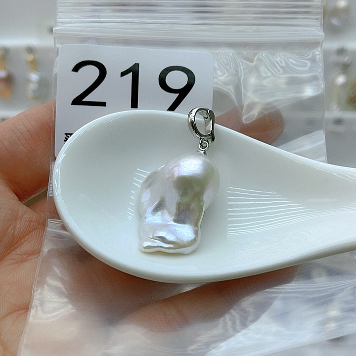 淡水珍珠颈饰银S925镶嵌