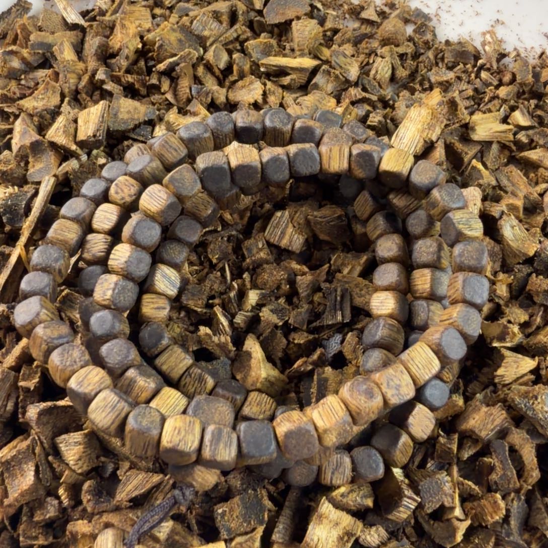 沉香碎屑沉香0.5方糖多圈12克