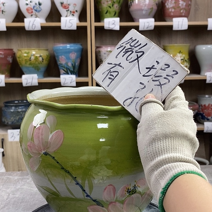 缸13xc景德镇陶瓷花盆