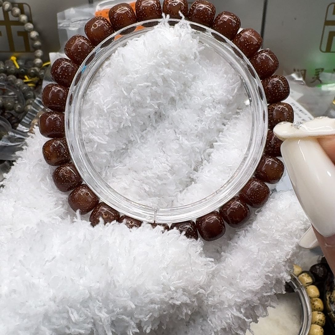 星月菩提手串38尽头粉冰遇华星月菩提98桶