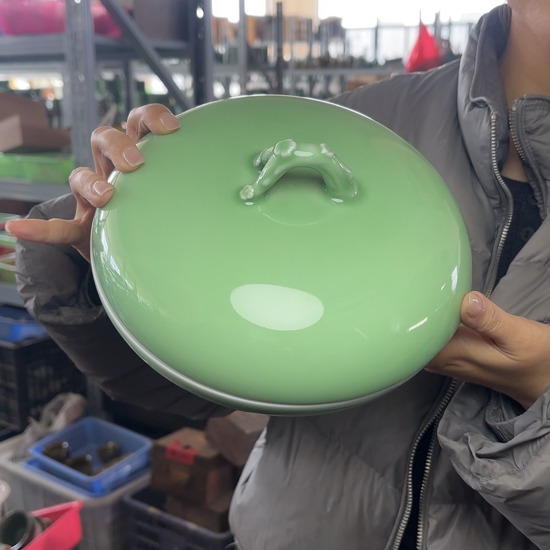 龙泉云间青瓷小米茶器