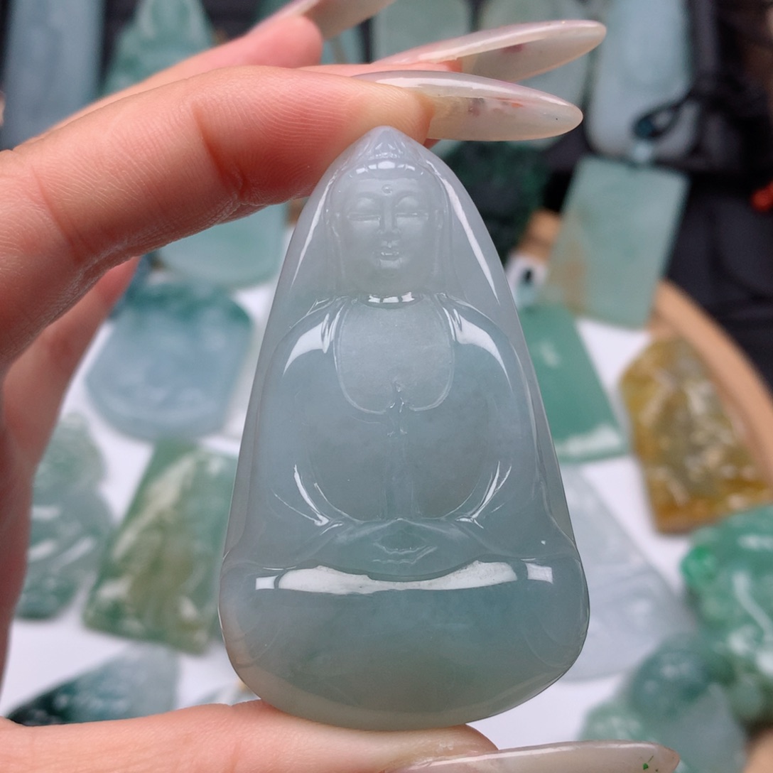 【闪购商品】翡翠颈饰未镶嵌烈****6素衣