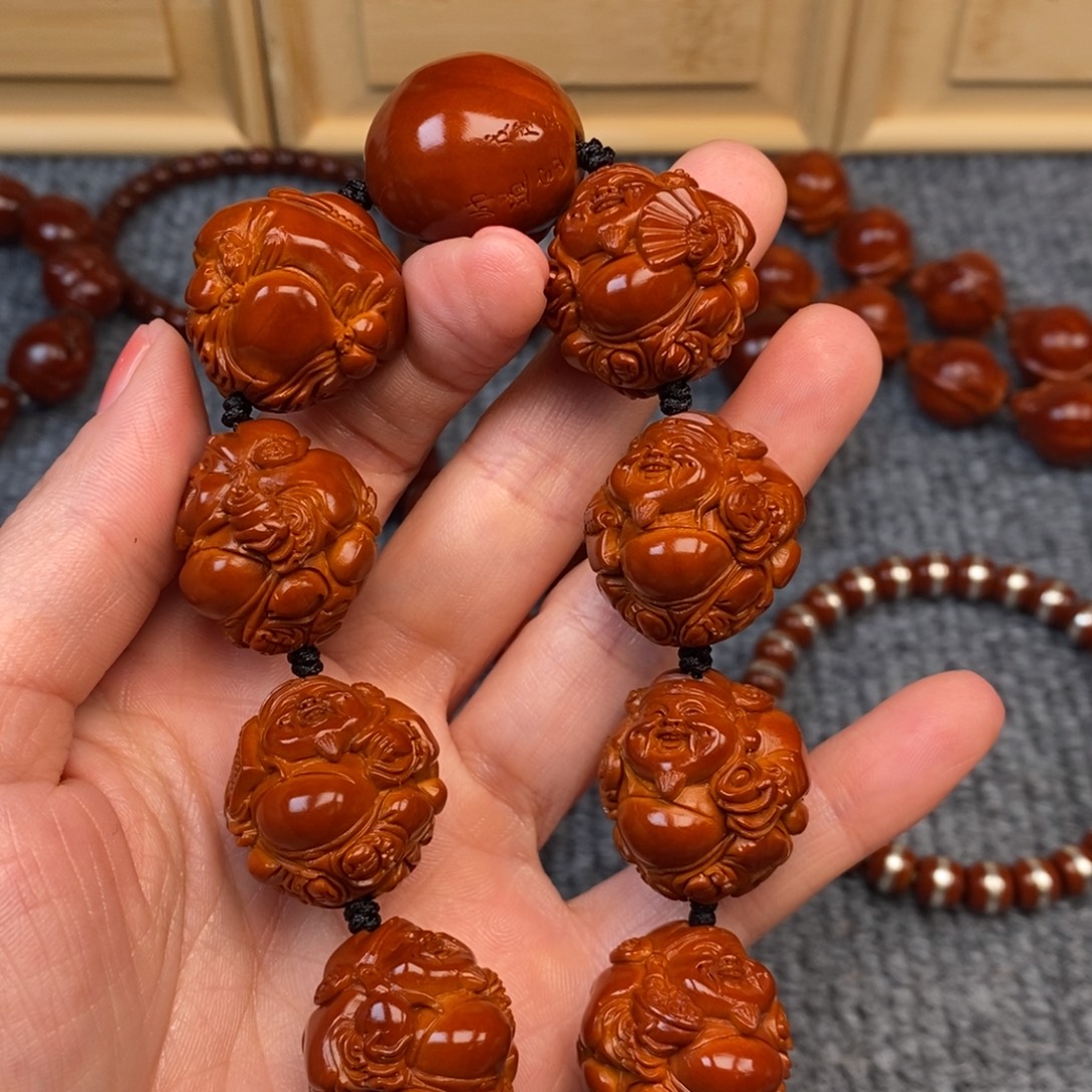 1***9手串/手链橄榄核八方来财