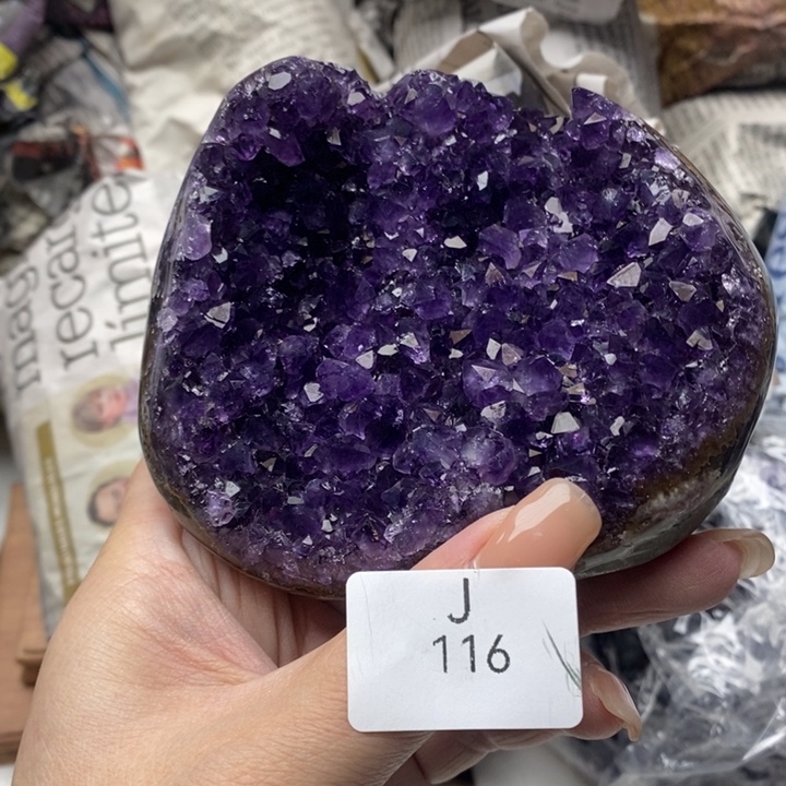 紫晶珠宝半成品未镶嵌