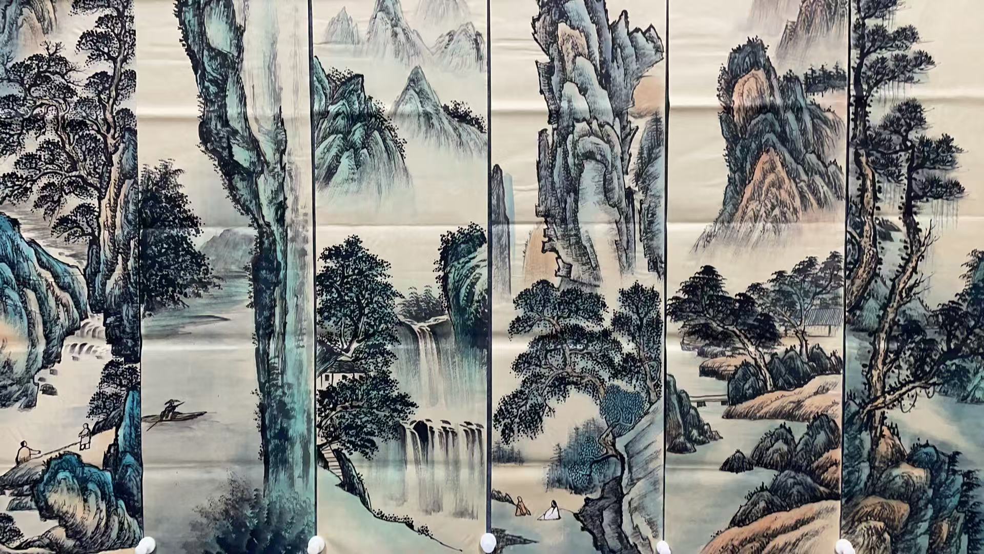 【中瑞】精品十二条屏装饰画通用链接