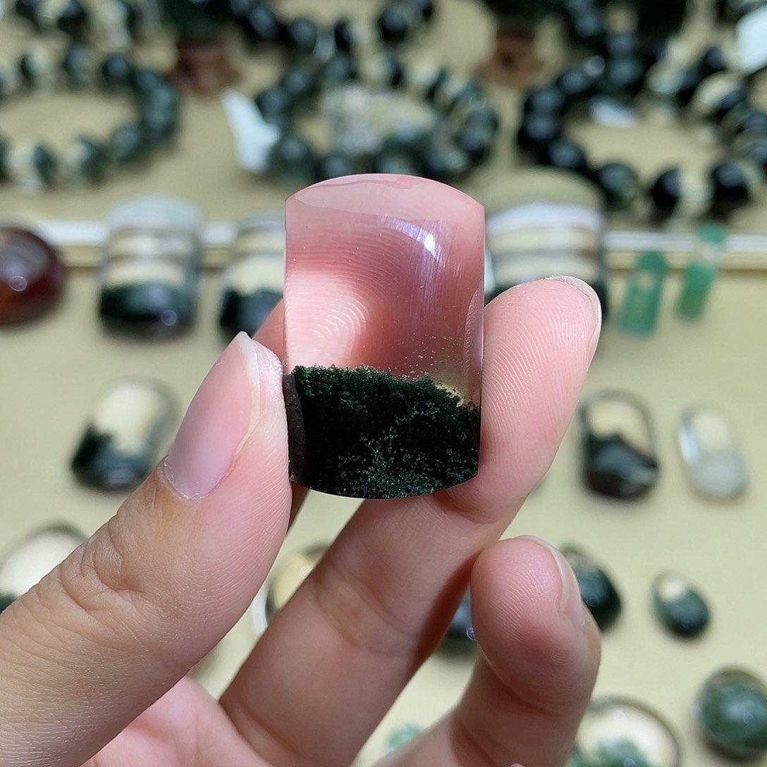 水晶颈饰未镶嵌绿幽灵聚宝盆无事牌