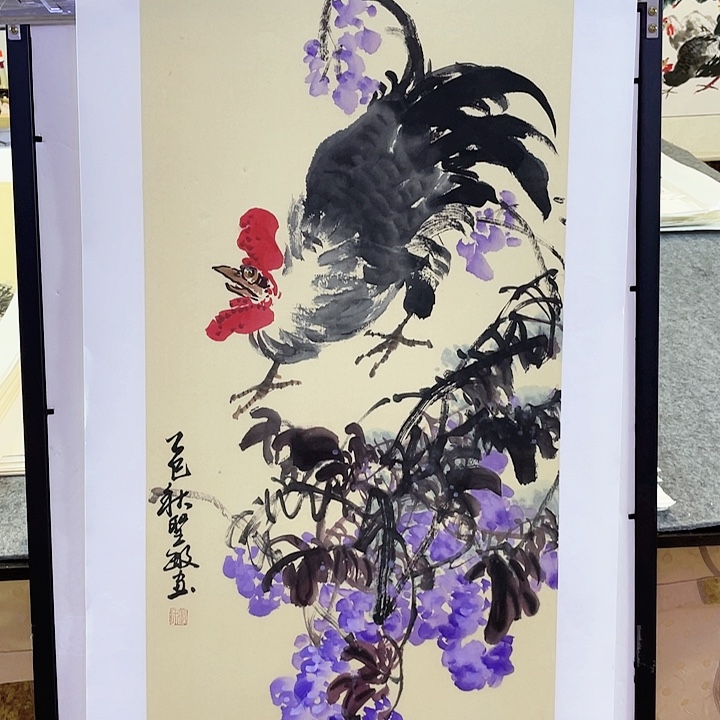 国画张圣敏先生纯手绘作品