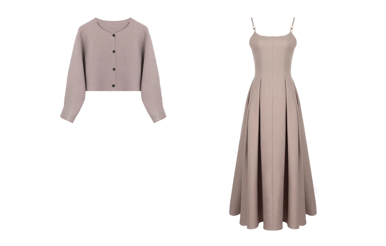 温柔初晴北极绒A版显瘦套装