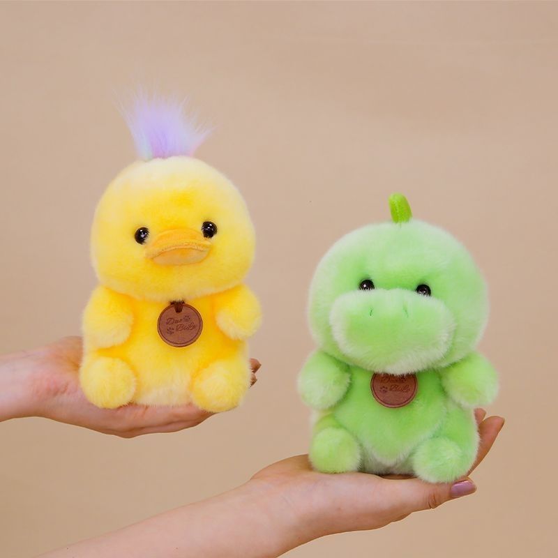 可爱香墩墩桌伴毛绒玩具大大象恐龙公仔学习搭子摆件儿童生日礼物