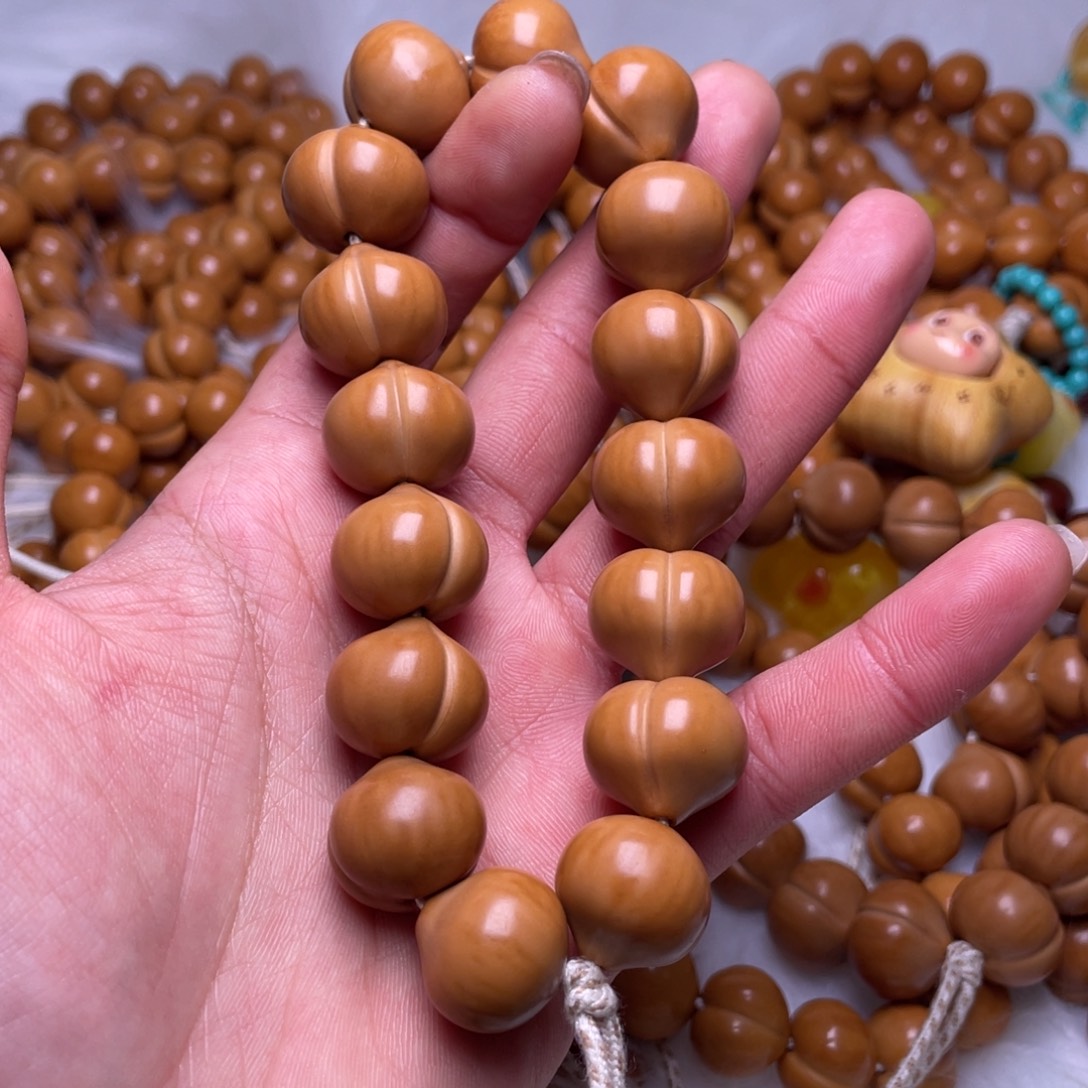 双***。吊坠猴头核桃17手工柯基屁桃手持