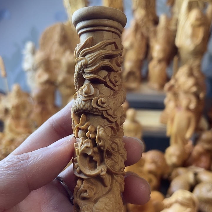 柏木（崖柏）崖柏盘龙柱