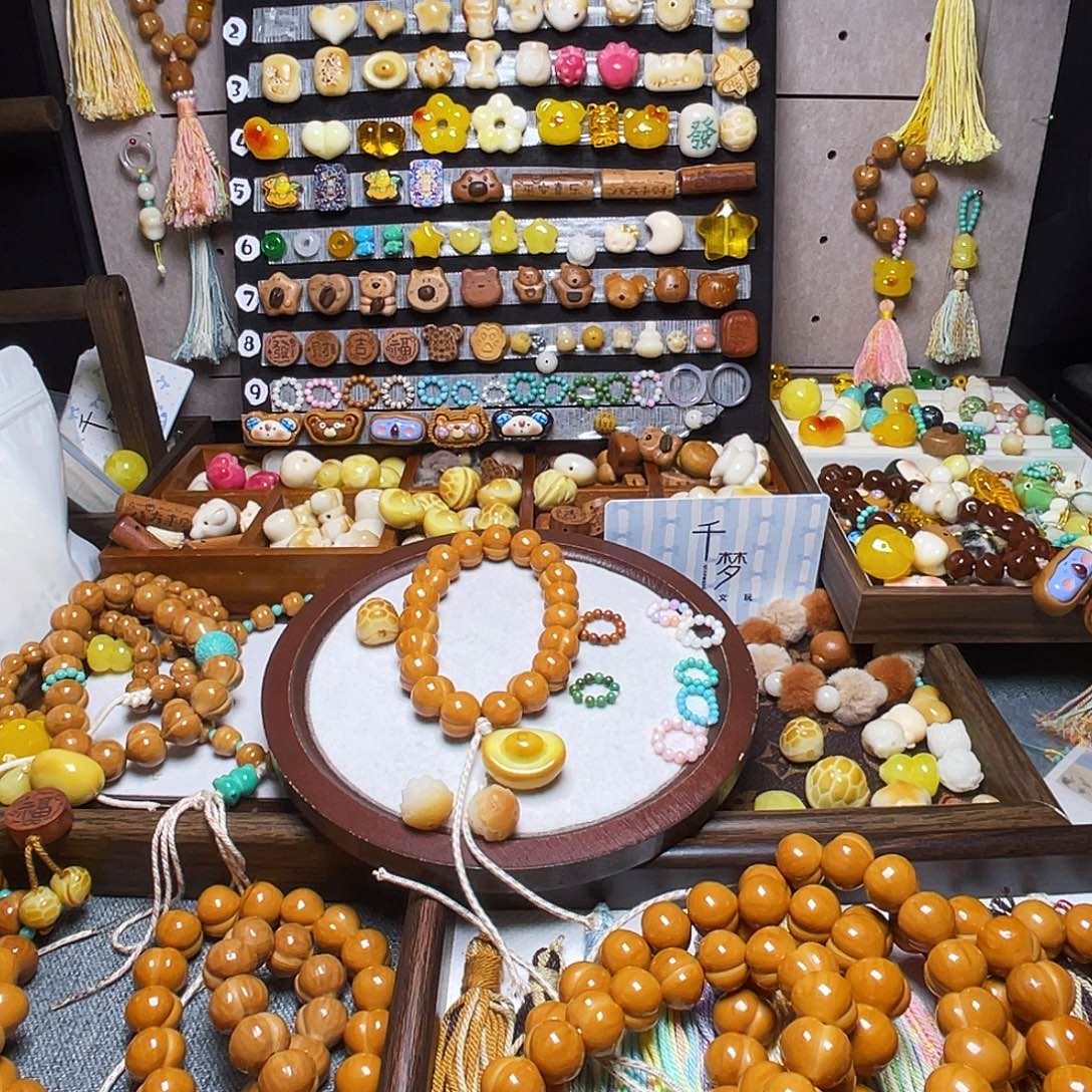 吊坠猴头核桃松*富甲中 元宝 莲花提溜 卡环深橄榄