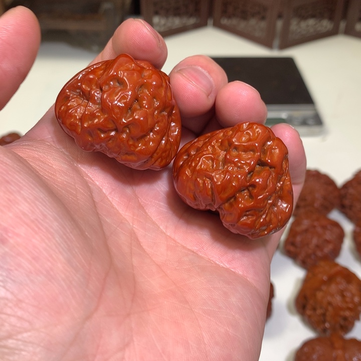 文玩核桃把件蛤蟆头19